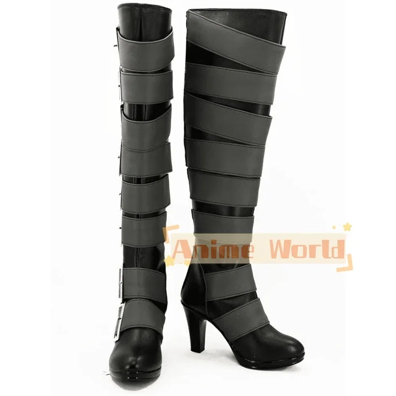 

Black Butler Undertaker Cosplay Shoes Boots Custom Made Halloween Carnival Party Props
