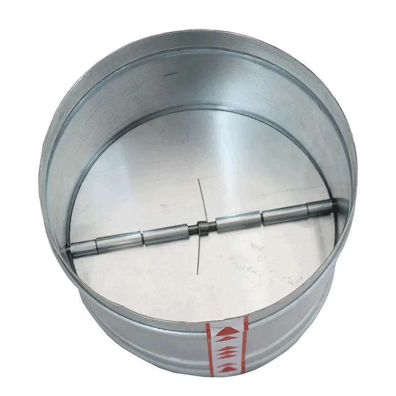 100-250Mm One-way Check Valve Galvanized Check Valve for Kitchen Public Flue Range Hood