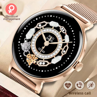 LIGE New Fashion Men Smart Watch Women's Health Monitor Custom Dial Elegant Bracelet Bluetooth Call Smartwatch Ladies Wristwatch