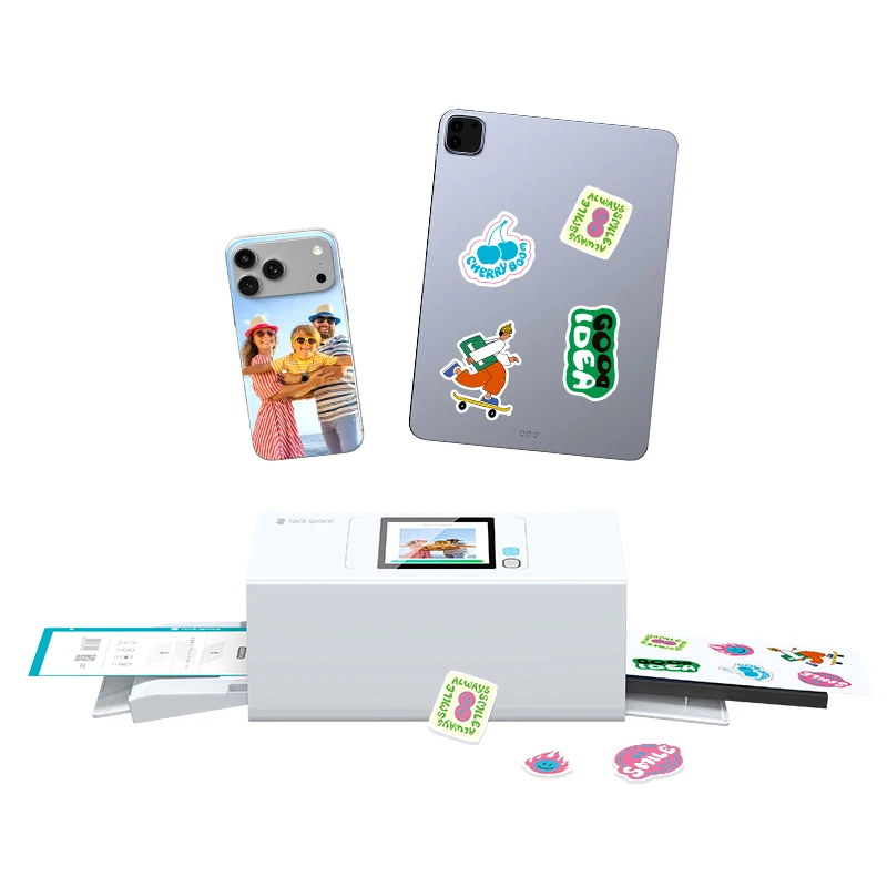 Rock Space Vinyl Printable Waterproof Self-adhesive Glossy Decal Inkjet  Printer and Cutter for Label Sticker
