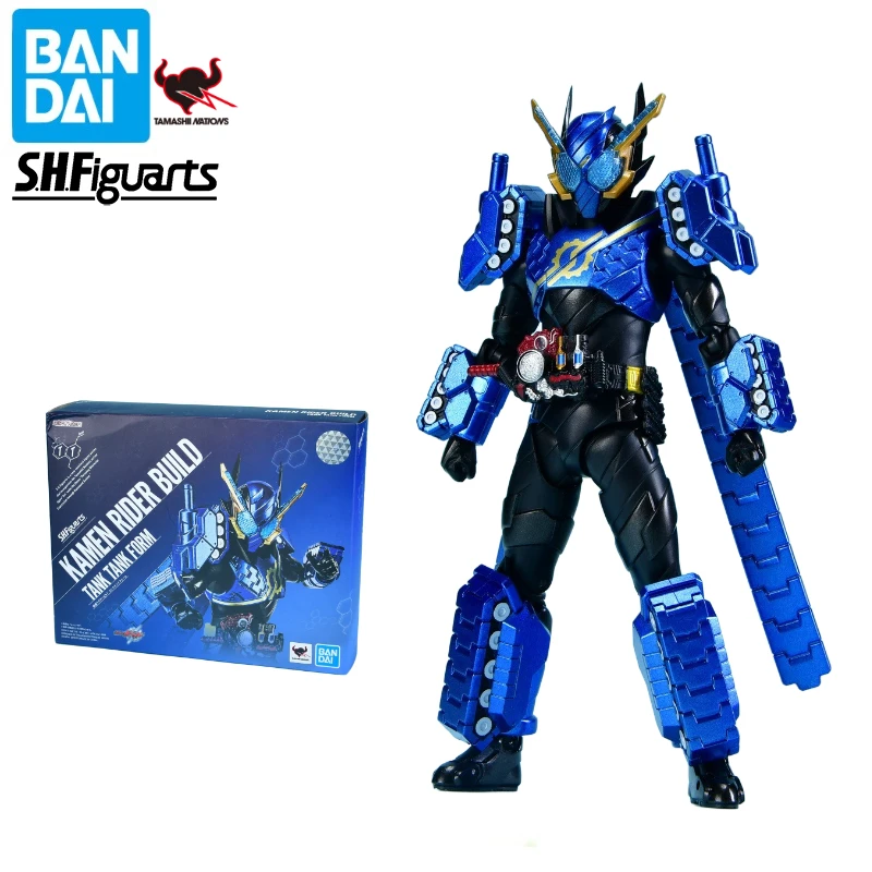 Disponibile originale Bandai S.H. Figuards SHF Tokusatsu Kamen Rider Build Tank Form Action Figure Toys Collection Model Gift