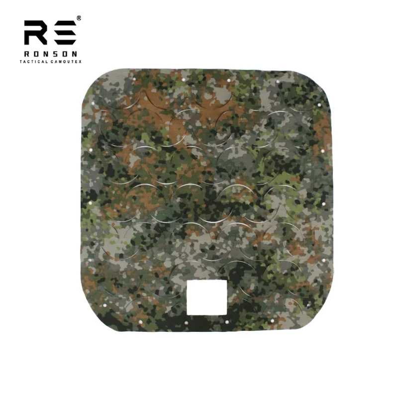 M19 NFP-グリーン オランダ迷彩 3D レーザーカット タクティカル FAST ヘルメット スクリムカバー エアソフト ペイントボール 個人防衛 NIR用