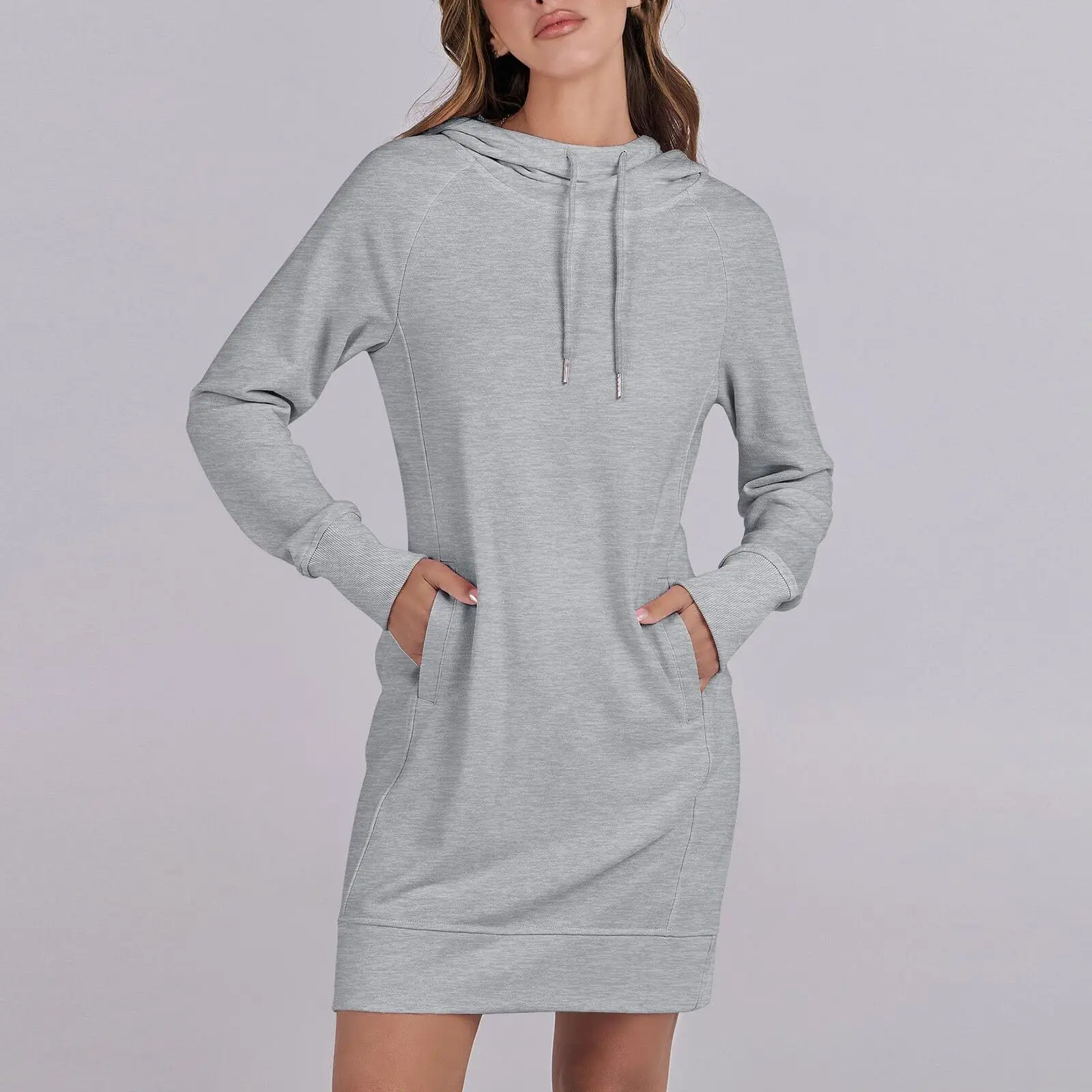 

Dresses 2025 Woman Temperament Commuting Simple Style Dress Solid Color Fashion All-match Slim Vestido Trendy Comfortable Casual