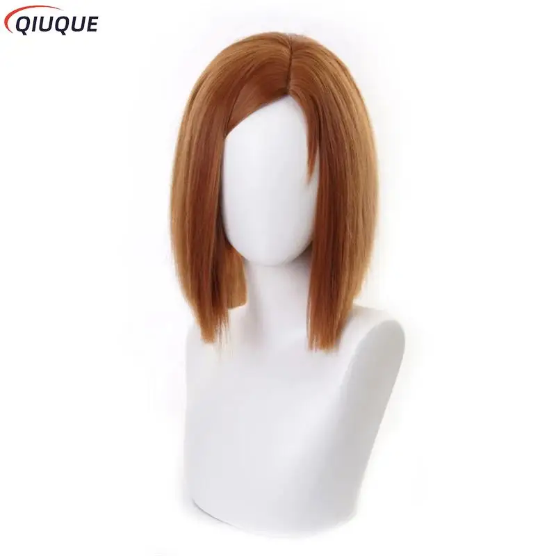 Kugisaki Nobara Cosplay Costume Wig Hammer Women Suit Anime Outfit Uniform with Bag Belt