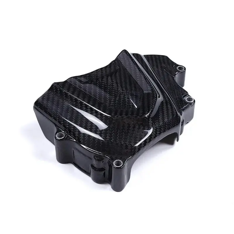ABOK-Motorcycle Accessorie Carbon Fiber Front Sprocket Cover Part Fairing For KAWASAKI NINJAZX-6R 636 ZX6R 2024 2025