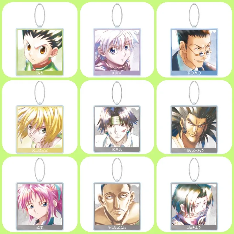Hunter × Hunter Anime Character Figure Acrylic Keychain Lightweight Bag Pendant Fashion Decor Collectible Present For Friends