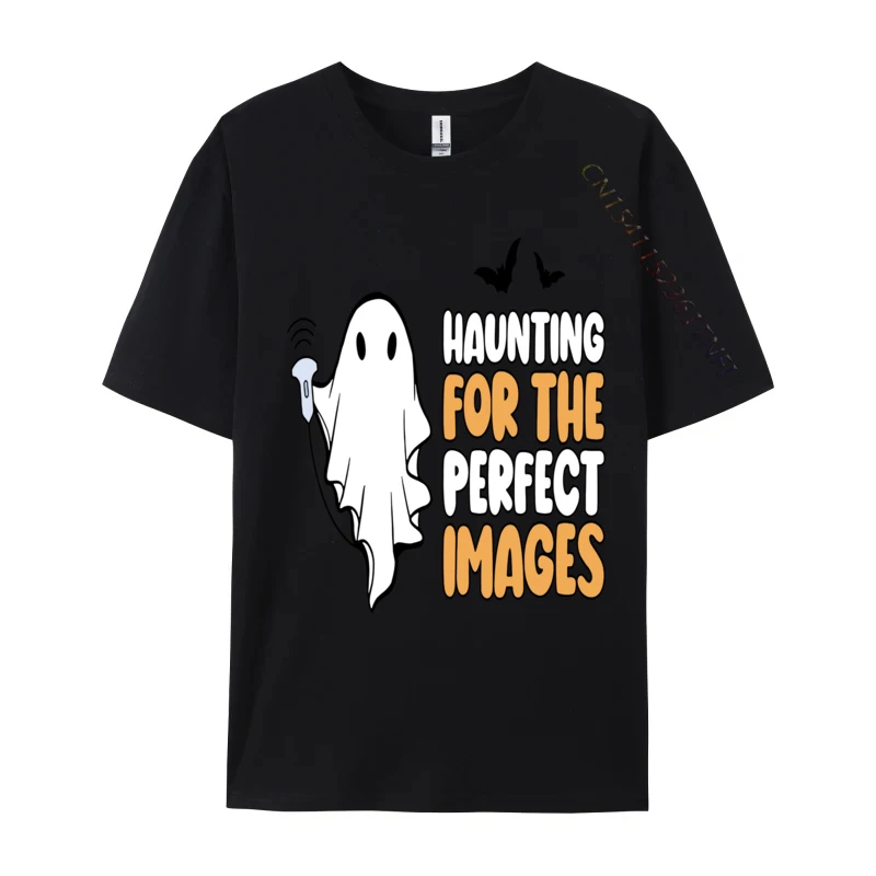 Ultrasound Tech Halloween Haunting For The Perfect Images Party Printing Men's Top T-shirts Discount Cotton Tops Shirts