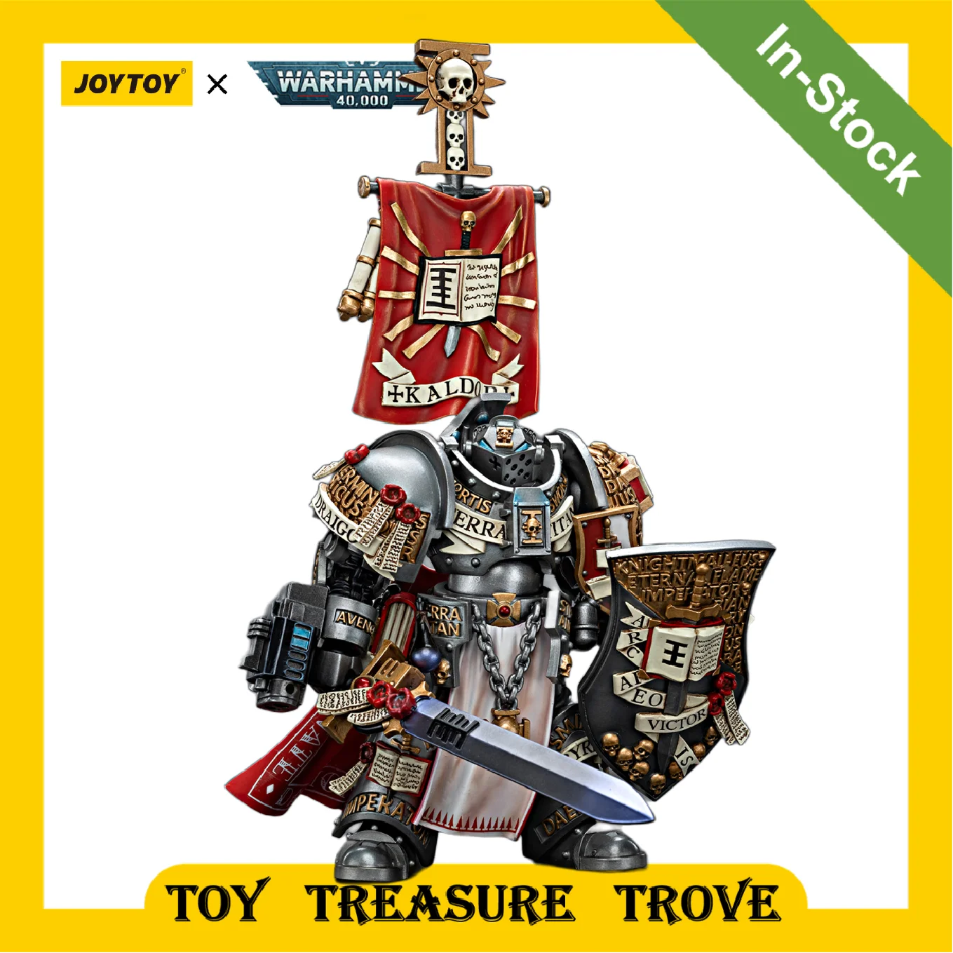

[IN STOCK] JOYTOY Warhammer 40k 1/18 Action Figures Grey Knights Kaldor Draigo Figures