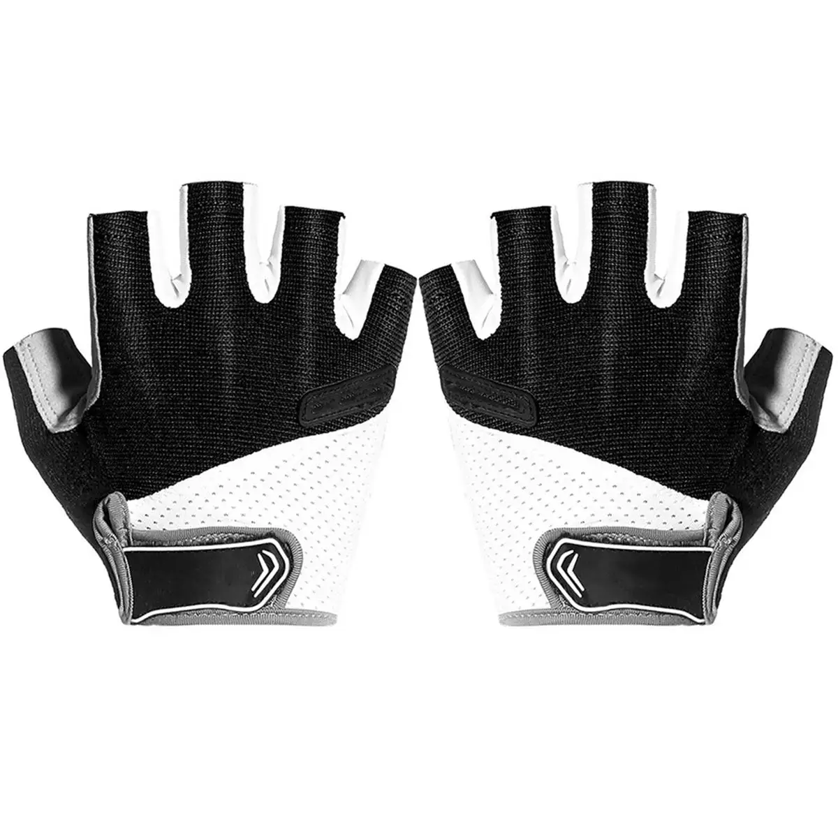 

Anti-slip Half Finger Gloves Black Shockproof Breathable Cycling for Men Women Riding Driving Jogging Fishing Hiking Outdoor