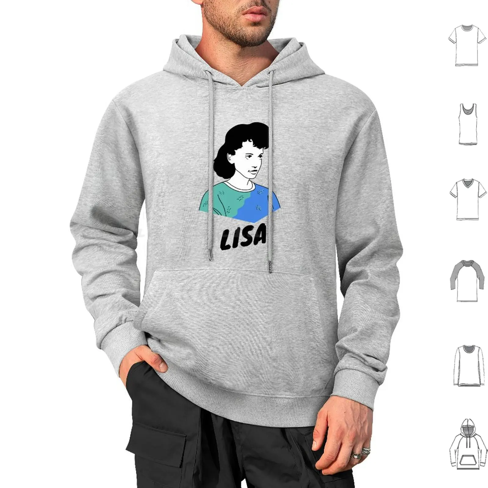 Lisa B Hoodie cotton Long Sleeve Lisa Bonet Cosby Saved By The Bell Tv Sweater Pattern 80S 90S