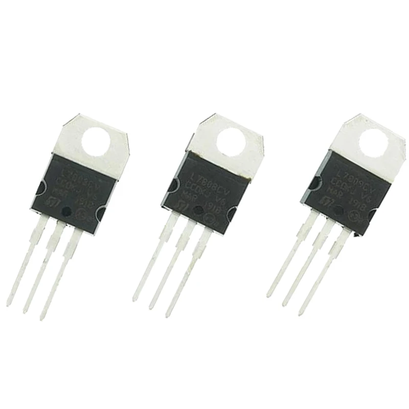 10 buah baru dan asli L7805 LM7805 MC7805 7805 TO-220 1,5 a 5V L7805CV