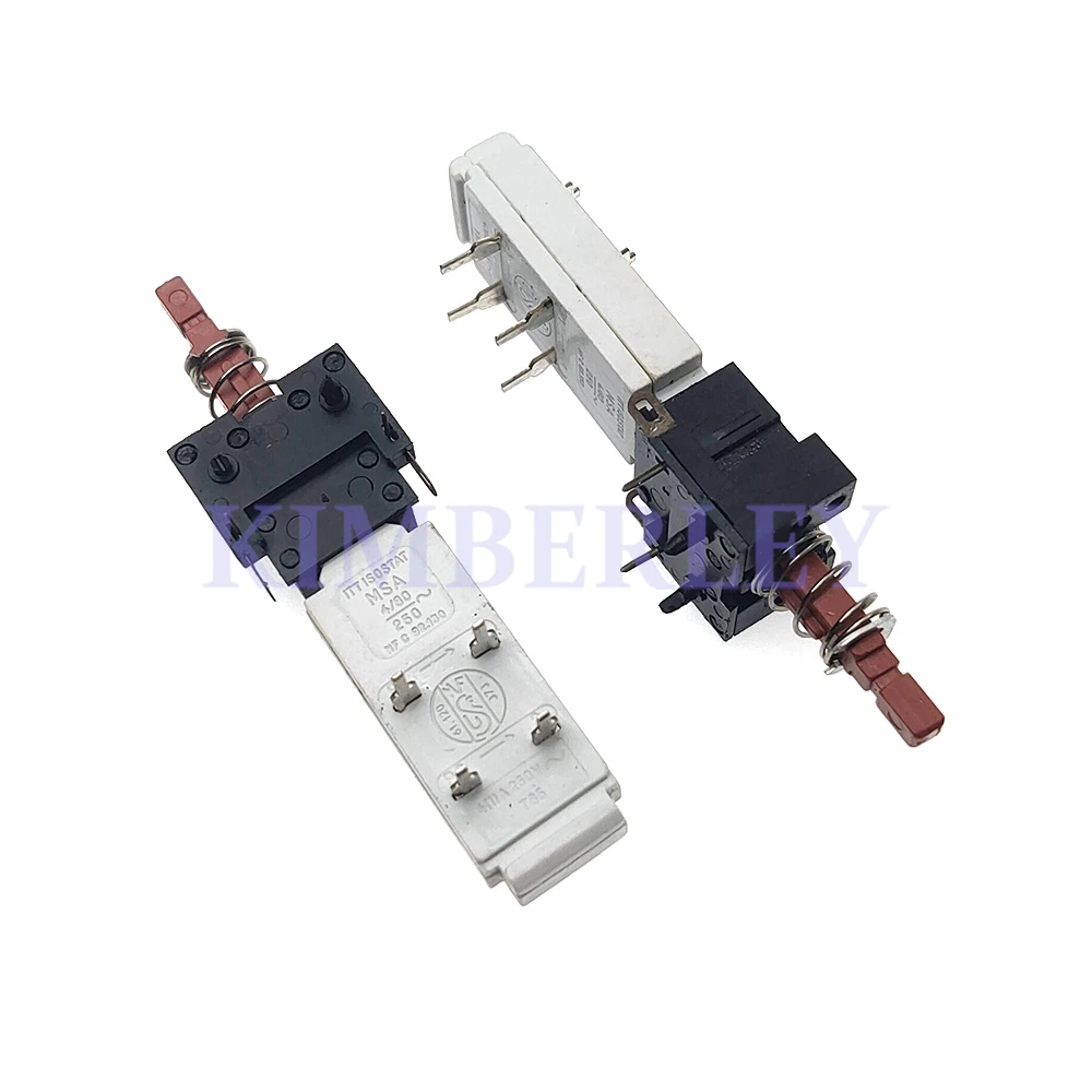 1 Piece Power Self Locking Key Switch 4A 250V TV-3 Push Toggle Switch