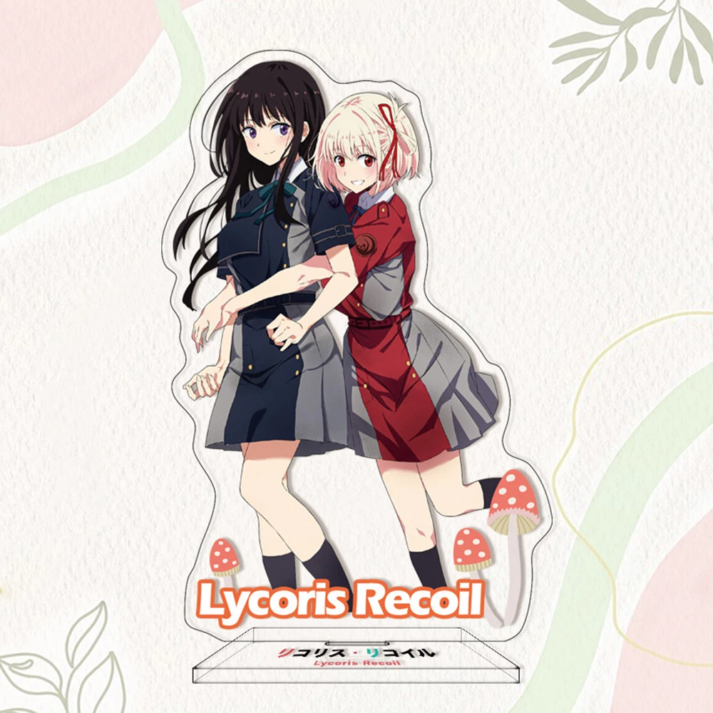 Japan Hot Anime Lycoris Recoil Character Model Cosplay Acrylic Stands Plate Desk Decor Standing Sign Toy Fans Christmas Gifts