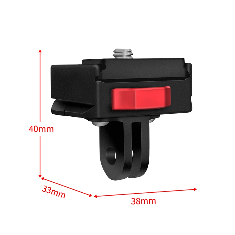 Feldmonitor Schnellspanner Schnellschalter Schiebeplatte V-Mount für Drift DJI OSMO 360 Actionkamera für 38 mm Arca-Typ-Stativ – Detail 22