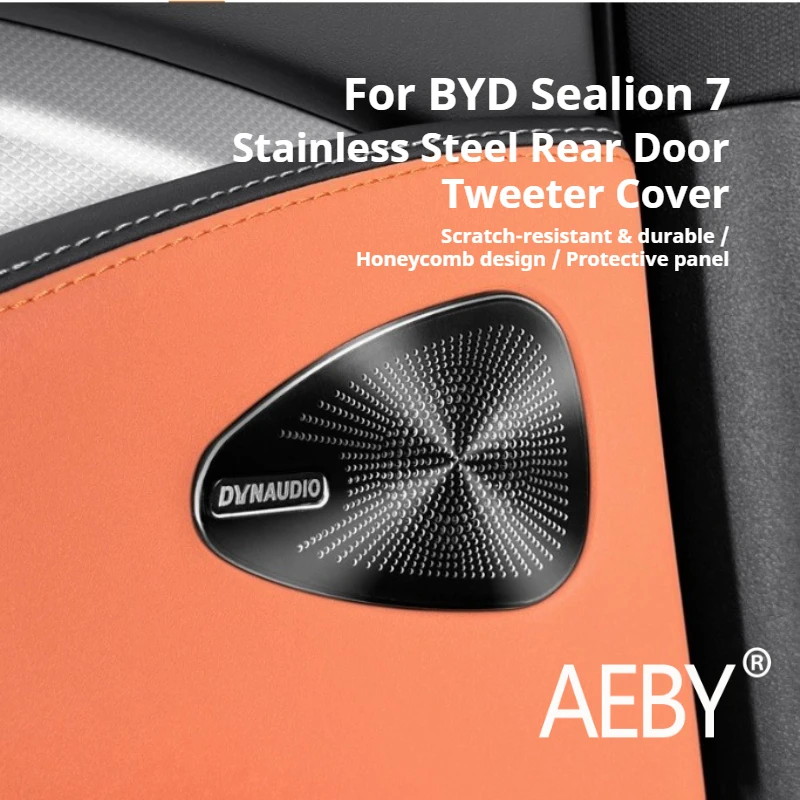 

AEBY For BYD Sealion 7 2024 Car Speaker Grill Cover Rear Door Tweeter Protector, Replacement Speaker Grille, Auto Accessories