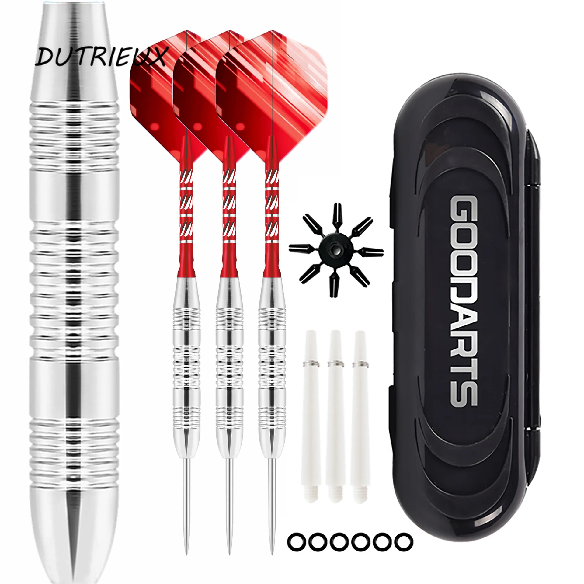 

3pcs Darts Professional Darts Standard 23 Grams with Aluminum Shafts Iron Barrels Steel Tip & Additional Shaft