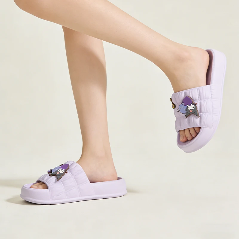 Sanrio Bathroom Slippers Women Non Slip Shower Sandals Soft Sole Indoor Home Slides Lightweight Summer Beach Shoes Gift