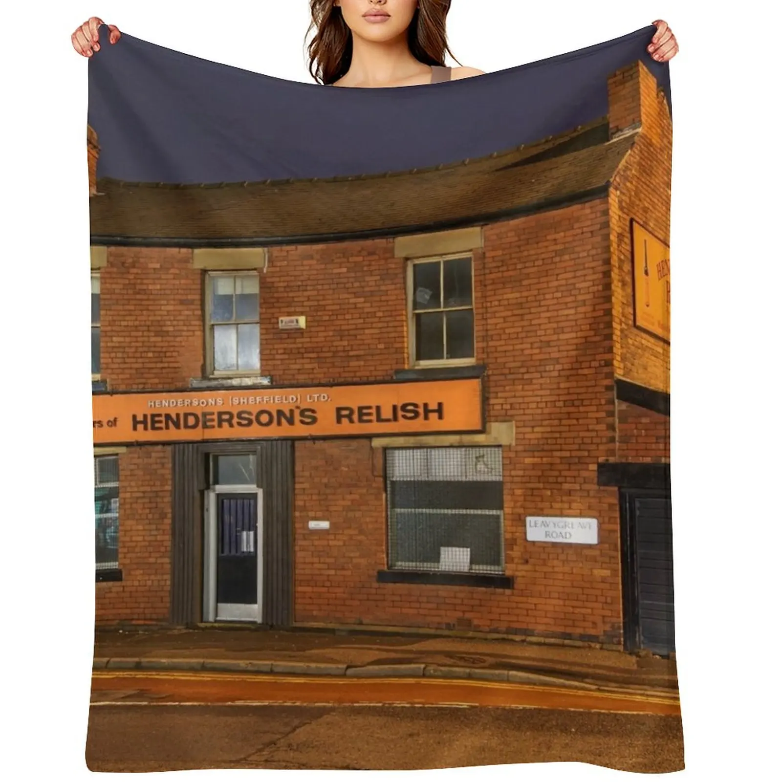

Henderson's Relish Old Building Throw Blanket wednesday warm winter Summer Stuffeds Blankets