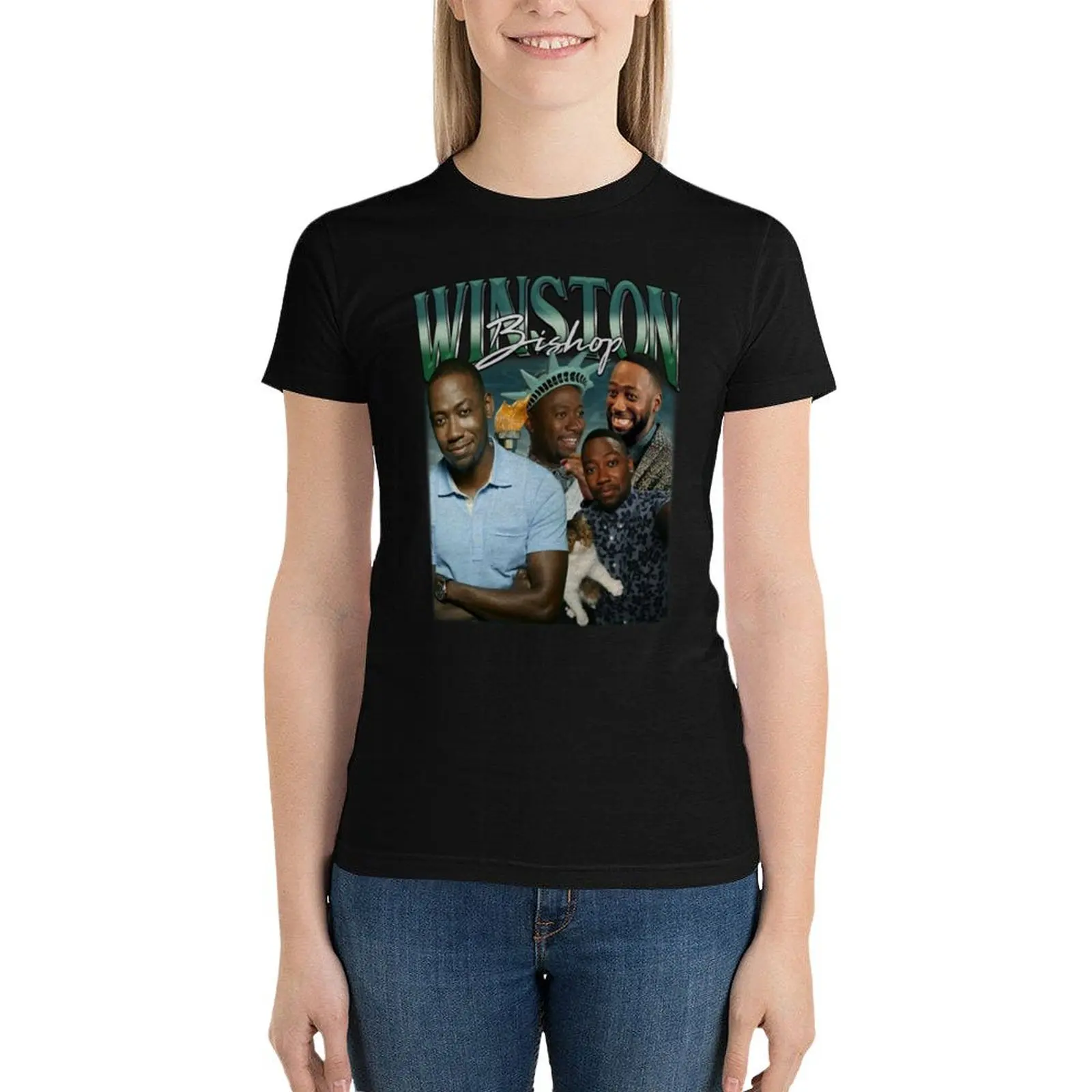 Winston Bishop Anime T-Shirt pour femmes, vêtements d'été, vêtements esthétiques, t-shirts graphiques