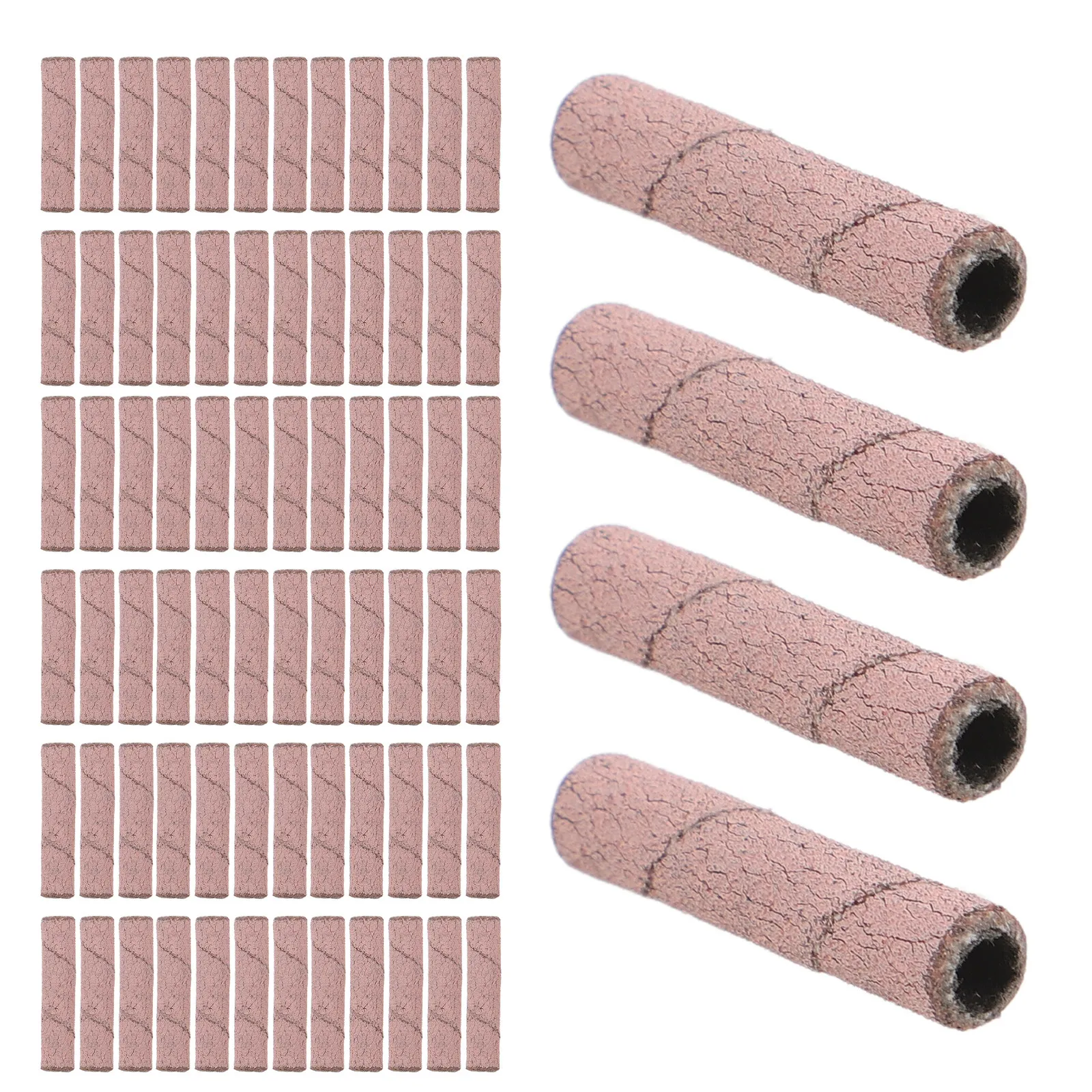 

2 Boxes Fine Grit Sanding Bands for Nail Polish Head Removal Gentle Buffing Electric Nail Drill Bits Manicure Jewelry Polishing