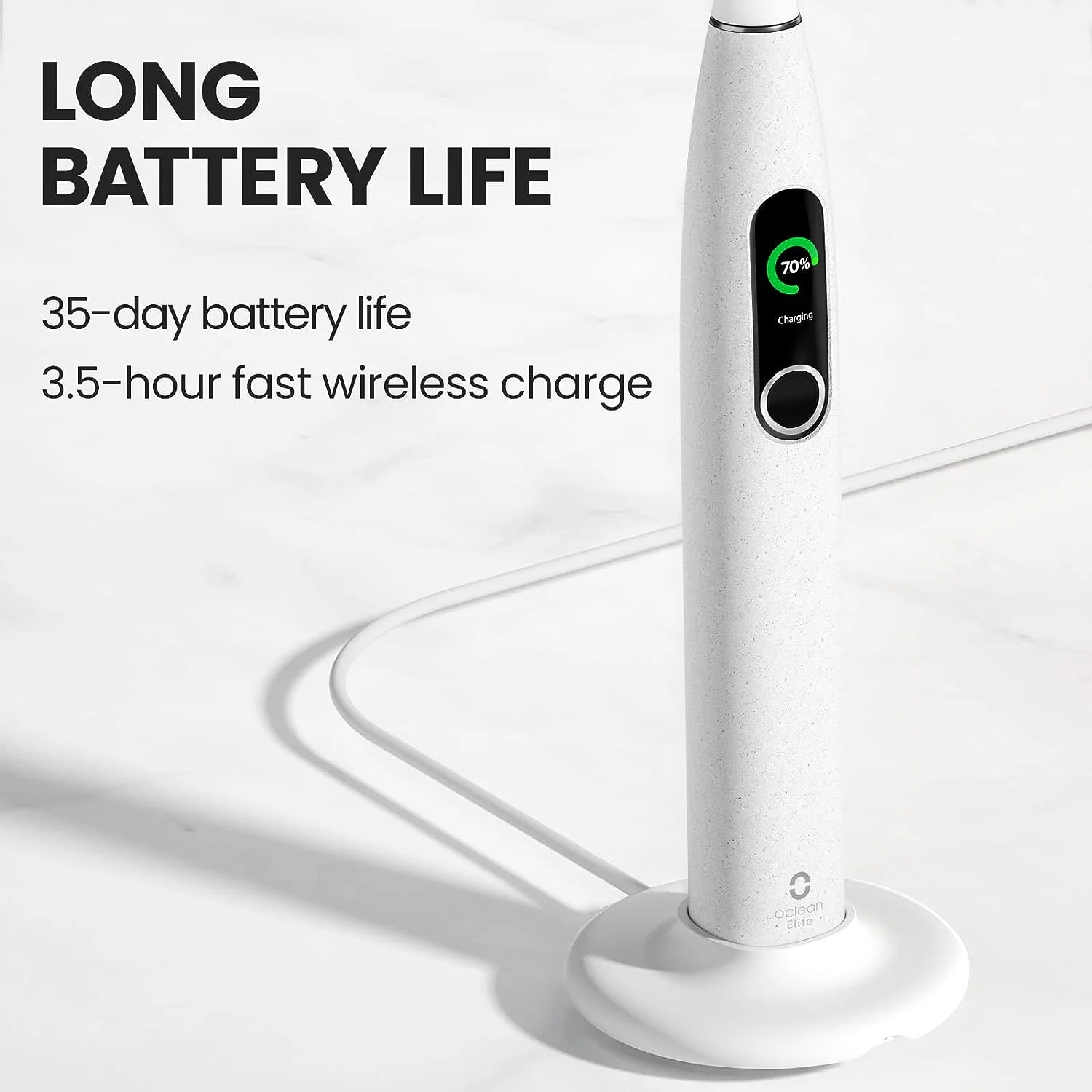 Olcean NEW X Pro Elite Smart Sonic Electric Toothbrush Ultra-Quiet App-aided Teeth Whitening Dental Care Ultrasonic Whitener