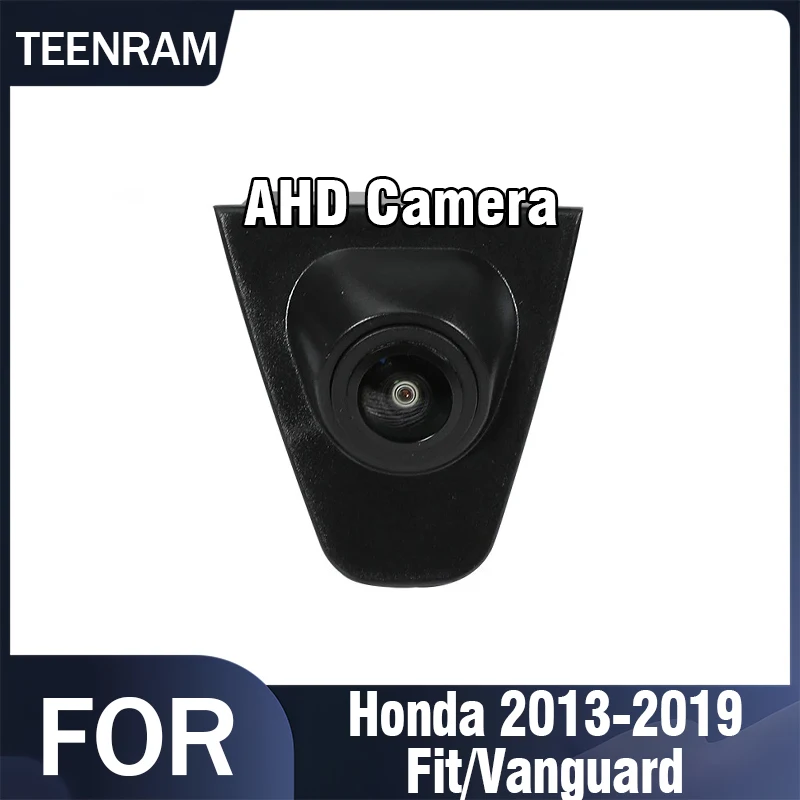 

TEENRAM for Honda 2013/2014/2015/2016/2017/2018/2019 Fit/Vanguard AHD 1080P 150° Car Front View Camera Night Vision Waterproof