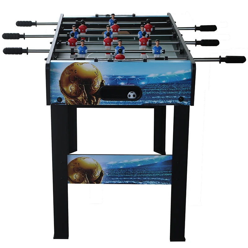

Qatar2022 Football Cup Wooden Football Game Table 3ft Classic Sport Soccer Game Table Foosball Table Unisex Customized Color T/T
