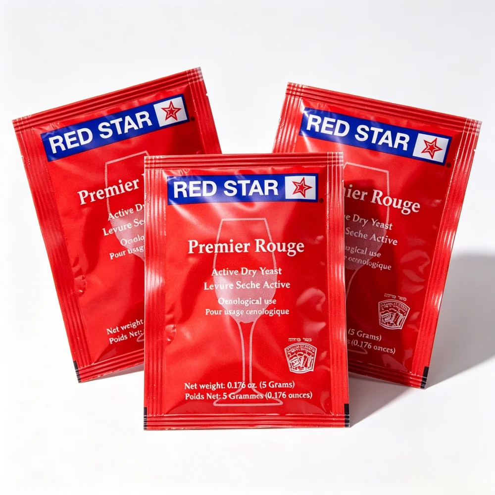 3pcs Aluminum Bag Used to Pack Red Wine Yeast Star, Tea, Nutrition Bag
