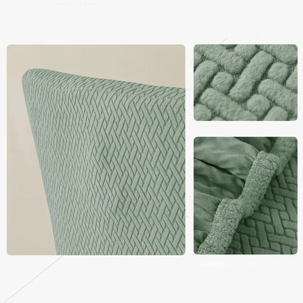 2 قطعة الشمال الحديثة تمتد الجاكار غطاء كرسي غرفة الطعام الذراع كرسي زلة غطاء مقعد غطاء مرن للمنزل فندق الزفاف