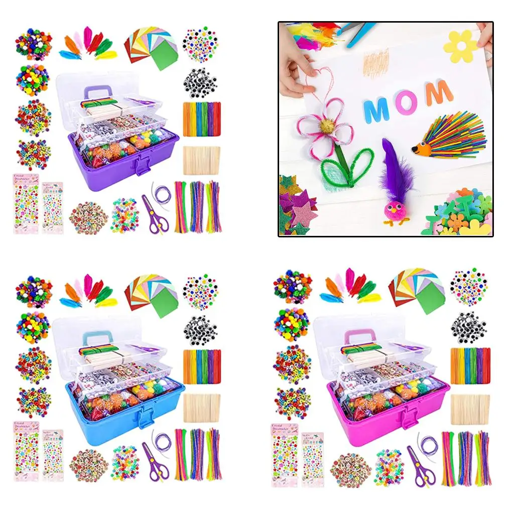 Kit de manualidades DIY para niños, juguetes educativos para edades tempranas, Kits de manualidades para niños, materiales para manualidades DIY, hogar para niños de 4 5 6 7 8 9 años