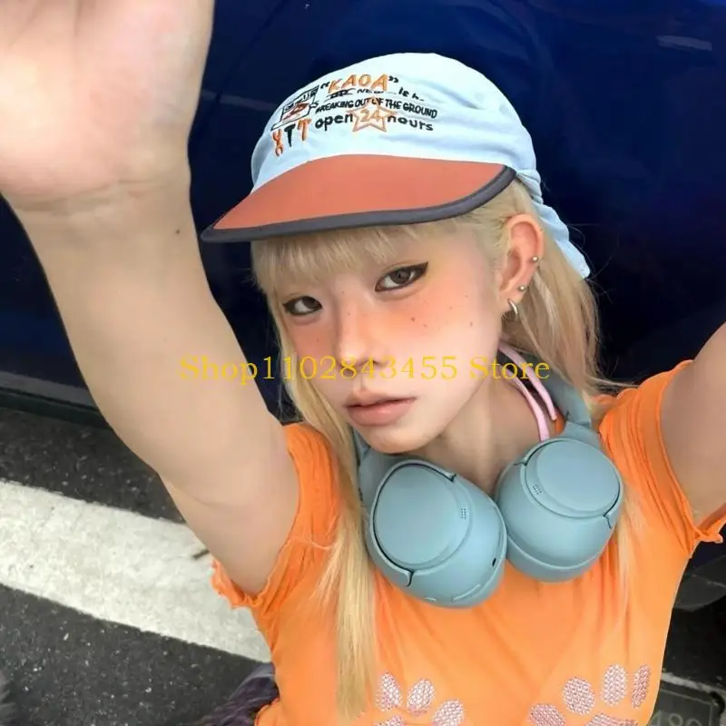 49MC Women Baseball Hat Hip Hop Headscarf Quick Drying Head Scarf Sports Hat Photo Props Breathable for Casual Sport