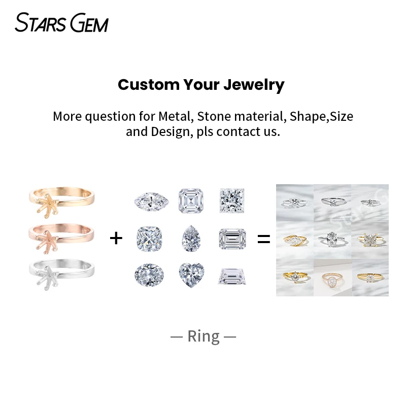 18K Soild Gold 3.6mm Round Brilliant Cut Lab Grown Diamond Ring Anniversary Rings Engagement Gift For Women