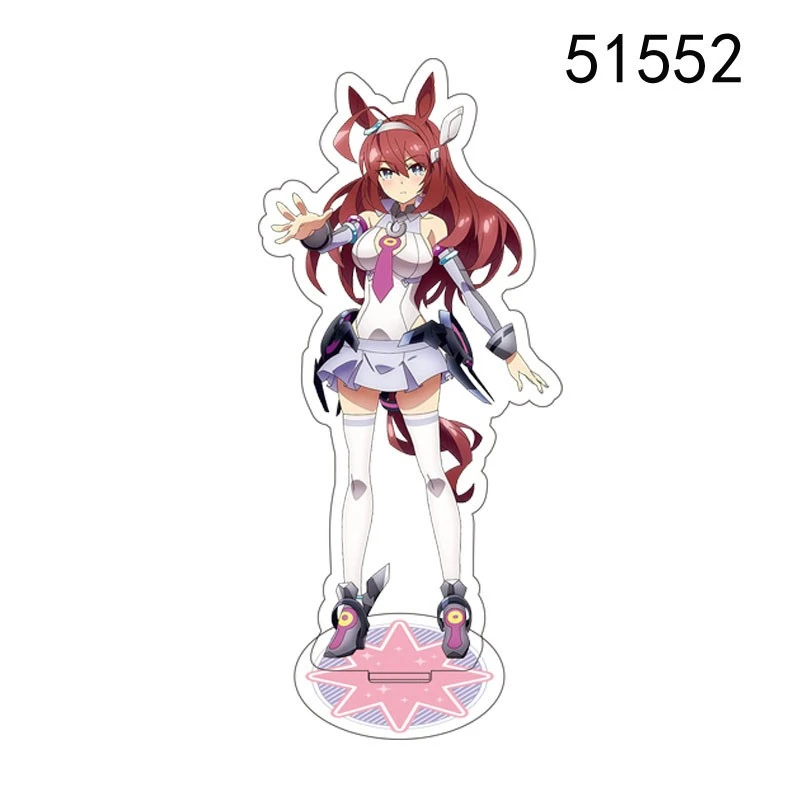 Game Pretty Derby Anime Figure Doll Oguri Cap Daiwa Scarlet Grass Wonder Acrylic Stand Model Plate Cosplay Toy Gifts
