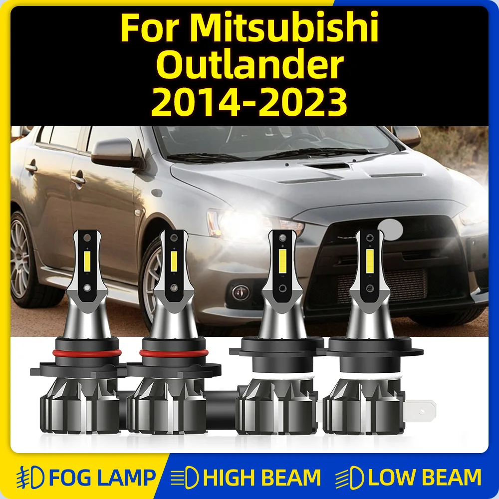 

Canbus LED Headlight H7 9005 HB3 Auto Lamps 40000LM Car Lights Bulbs 6000K 12V For Mitsubishi Outlander 2014-2020 2021 2022 2023
