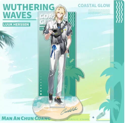 Japanese Anime Wuthering Waves Aemeath Rover Acrylic Stand Figure Model Plate Cosplay Collection Desktop Decor Gifts MYQP