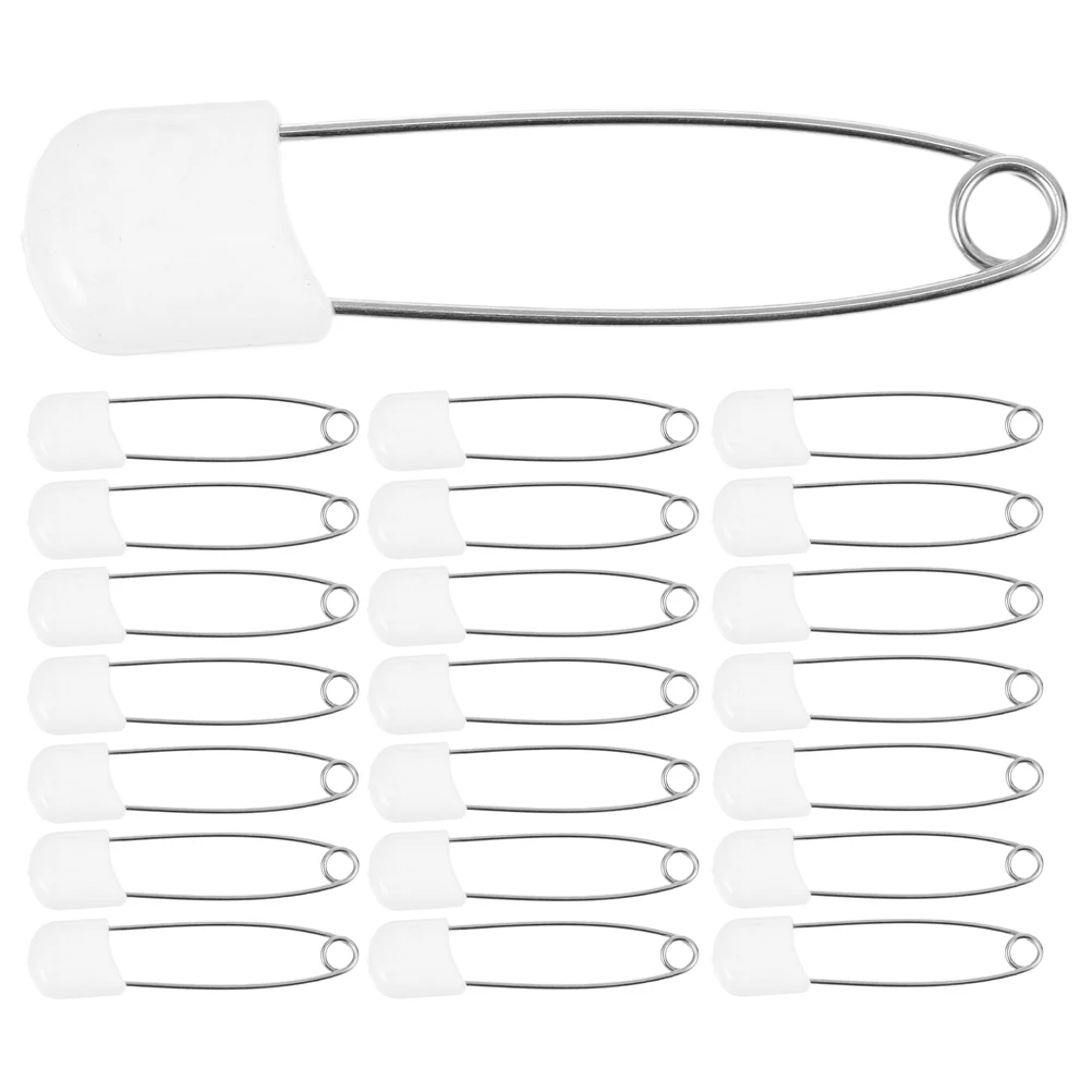 

30 Pcs Diaper Pin Baby Buckle Safety Pins for Cloth Diapers Big Clothes Toddler