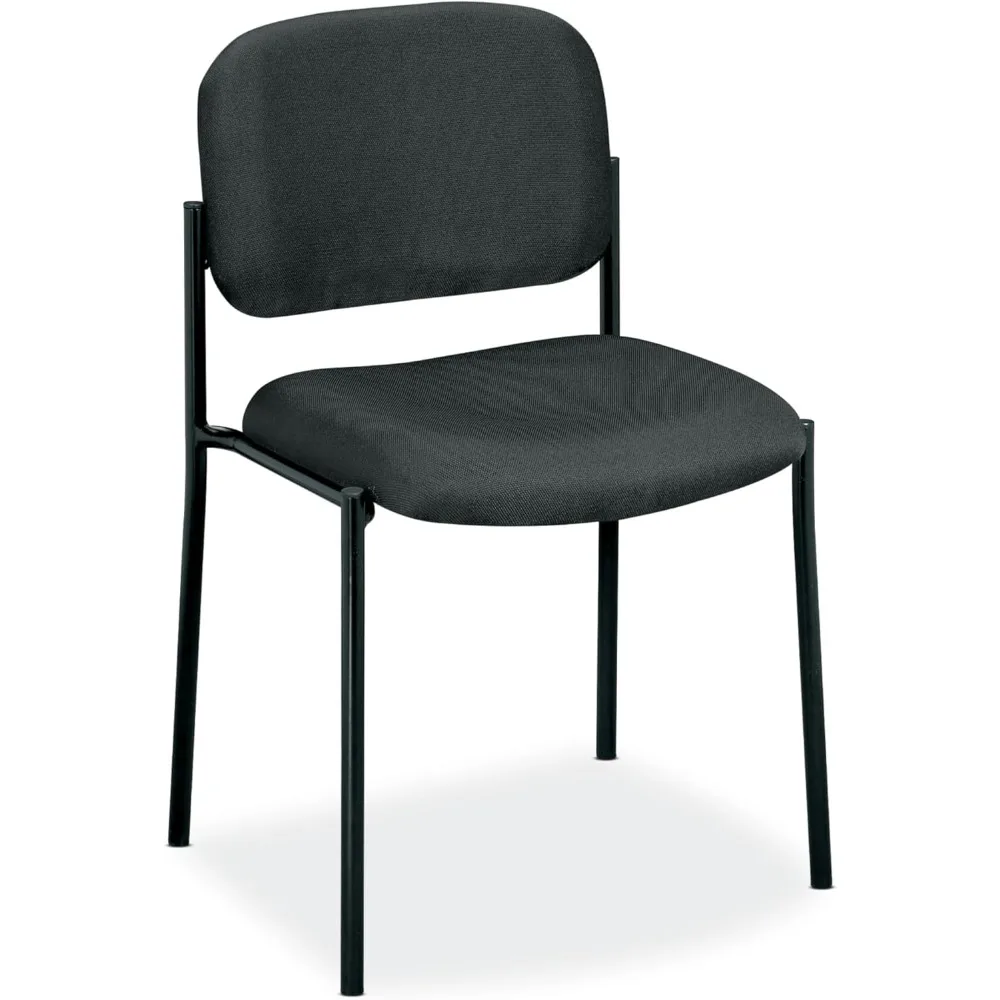 

Scatter Office Guest Chair Stackable Waiting Room Chairs - Armless Side Office Guest Chairs & Reception Chairs with Wheels - Lo