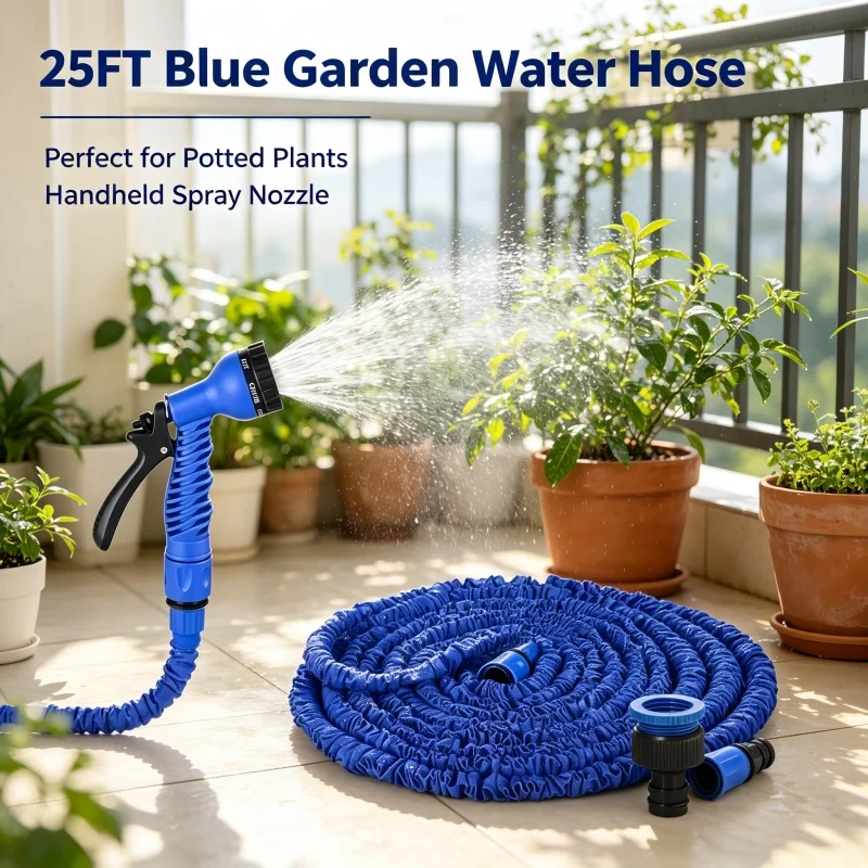 2026 Expandable Magic Hose, High-Pressure Car Wash, 7Water Spraying Functions, Water Gun, Home Garden Watering Hose Garden Hose