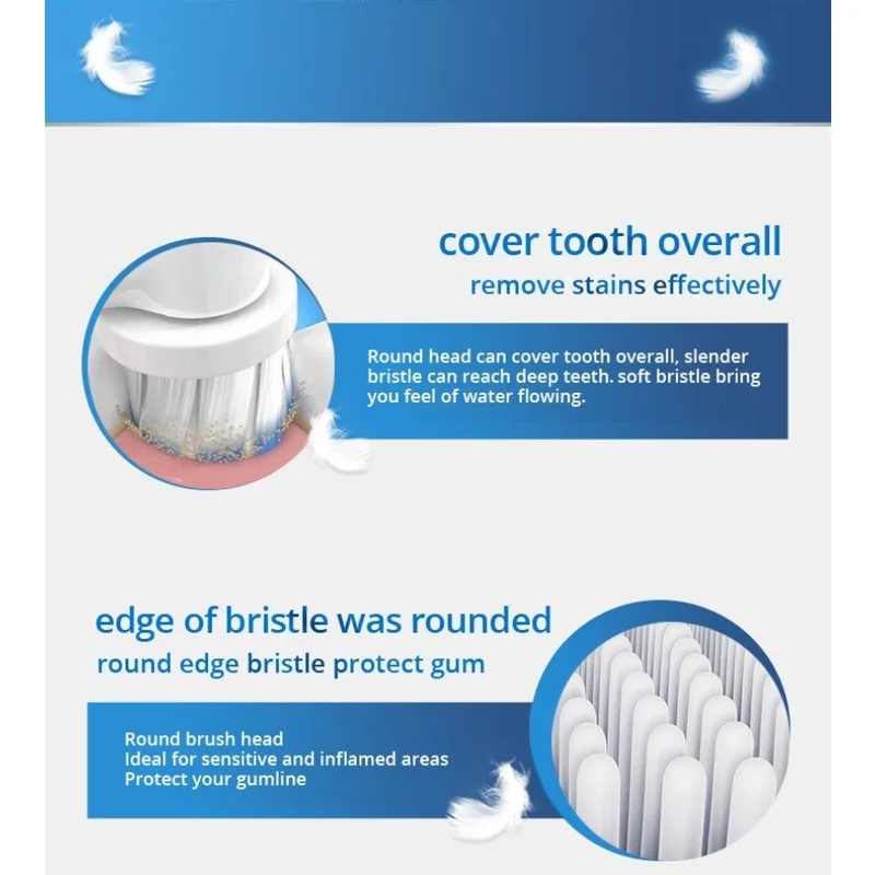 Oral B EB60 Sensi Ultradünne elektrische Zahnbürstenköpfe, weiche, superfeine Borsten, sanfte Reinigung, empfindliches Zahnfleisch, schützt das Zahnfleischbluten