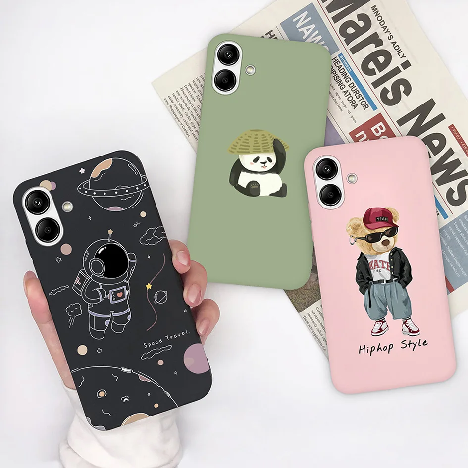 Phone Case For Samsung Galaxy A04 A 04 Back Cover Cute Shockproof Silicone Soft TPU Dinosaur For Samsung  A 0 4 Funda Coque Capa