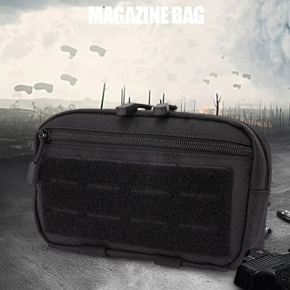 

Phone Bag Nylon Men Molle Pouch Multifunctional Portable Climbing Belt Bag Hanging Waist Bag Tool Pouch Waist Pack Camping