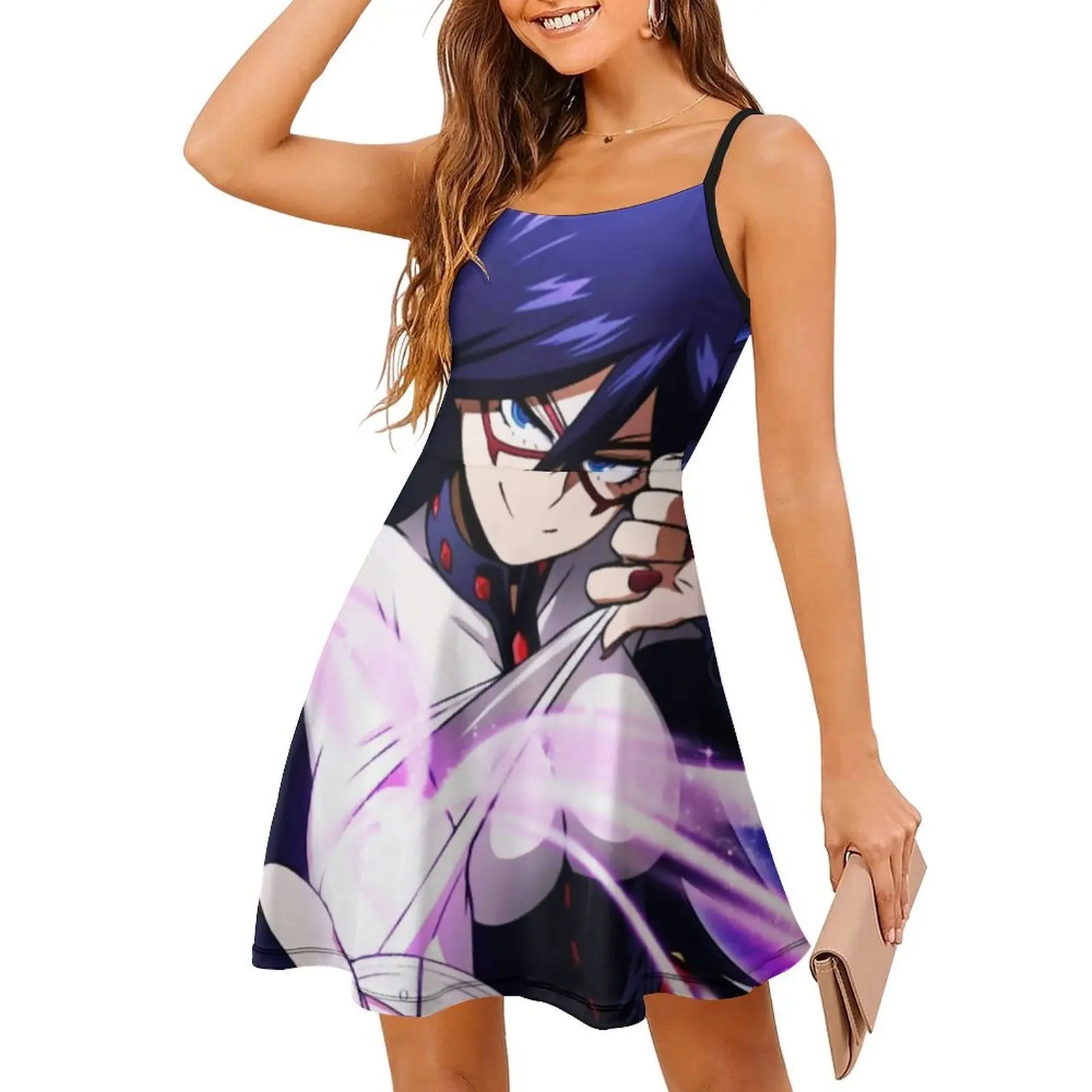 Midnight Sexy Vacation Dress For Women Beach Party Birthday Mini Dress Midnight Bnha Nemuri Kayama Mha Anime Women's Clothing #3