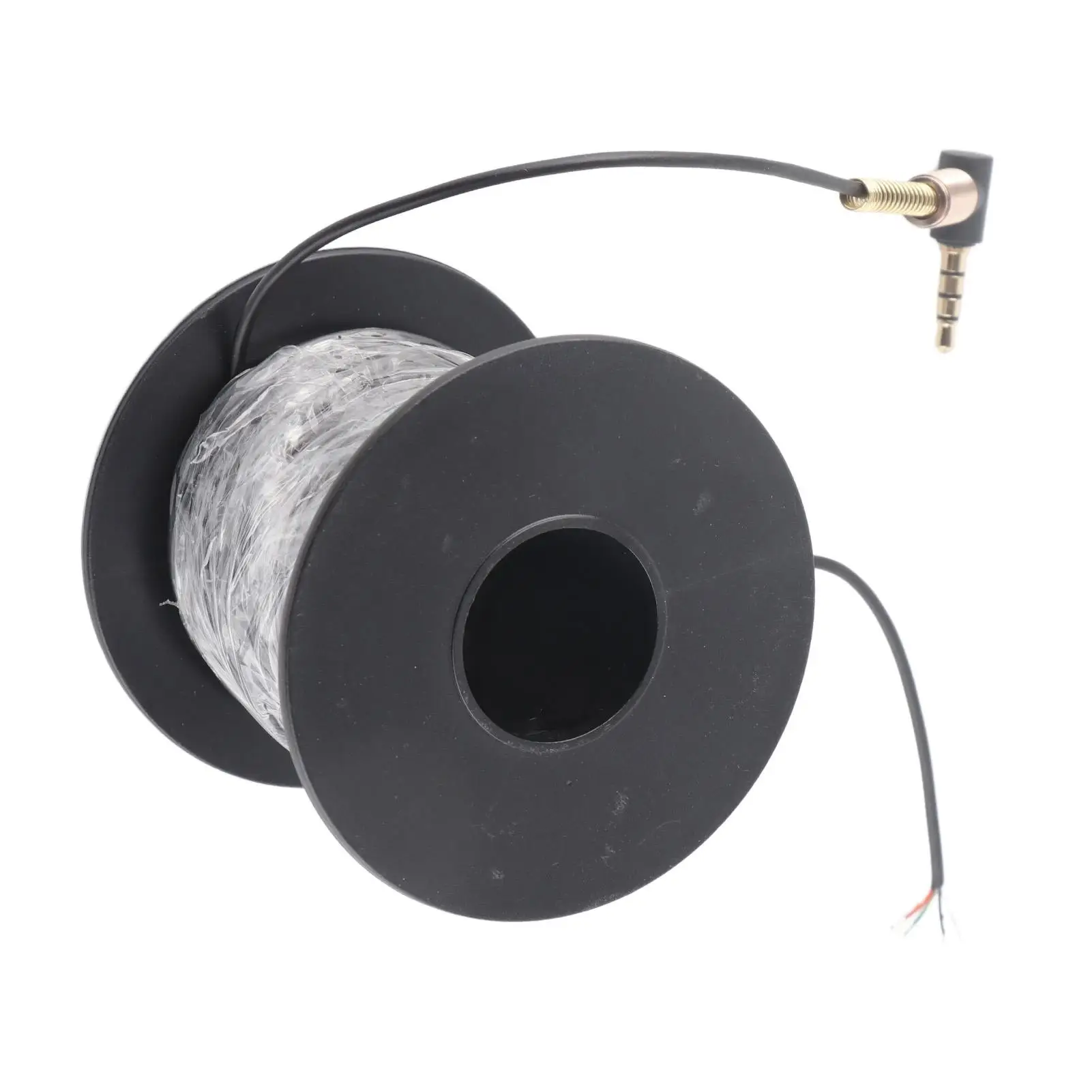 Cable de cámara de pesca resistente al desgaste, Cable de buscador de peces externo, cámara de buscador de peces con enchufe de auriculares de 3,5mm para pesca