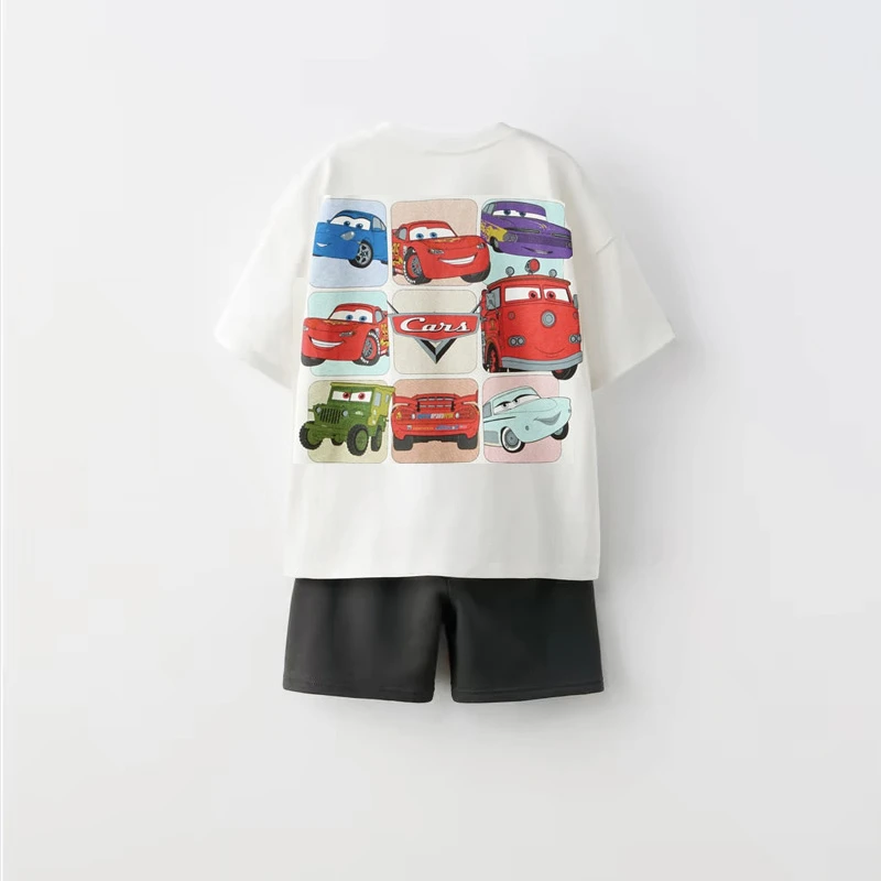 Sports Kids Clothes Set Tracksuit For Boys Wear Short Sleeve T-shirts Clothes Children Cool Boy Costume Football Clothing Set image 2