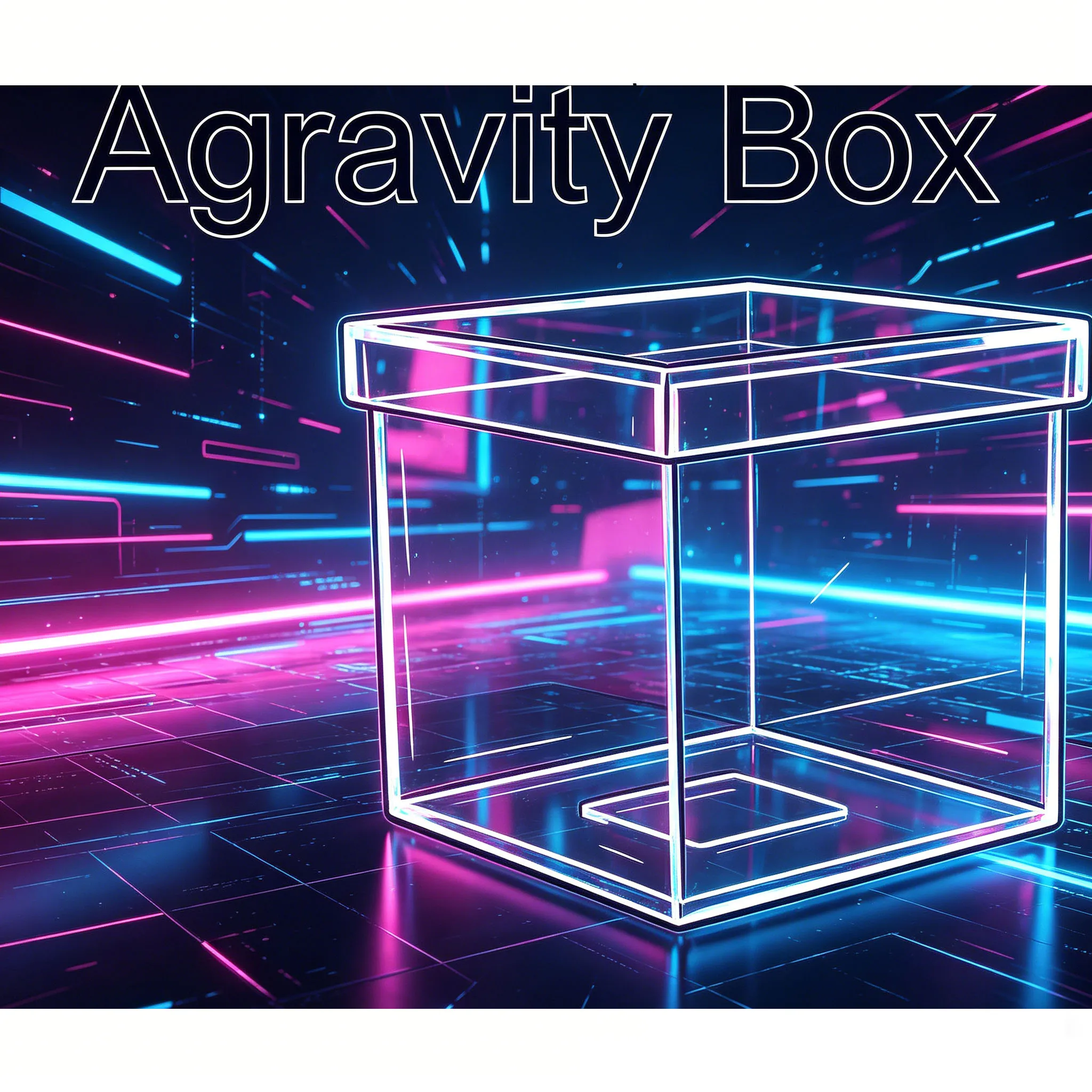 

Agravity Box Magic Tricks Light Heavy Transparent Box Magia Professional Magician Close Up Illusion Props Gimmick Mentalism