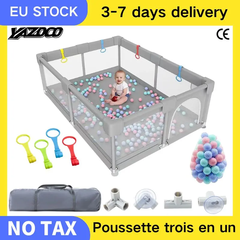 New Arrival Baby Playpen For Children Safety Barrier For Newborn Playground Basketball Ball Pit Playpen Indoor Baby Playground