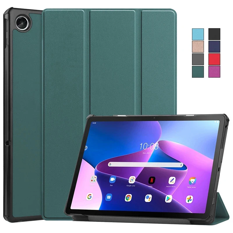 For Lenovo K10 Pro Case Cover 10.6 inch Tri-Fold Leather Magnetic Hard Smart Cover For Lenovo Tab K10 Pro tb223fc tb226xc Case