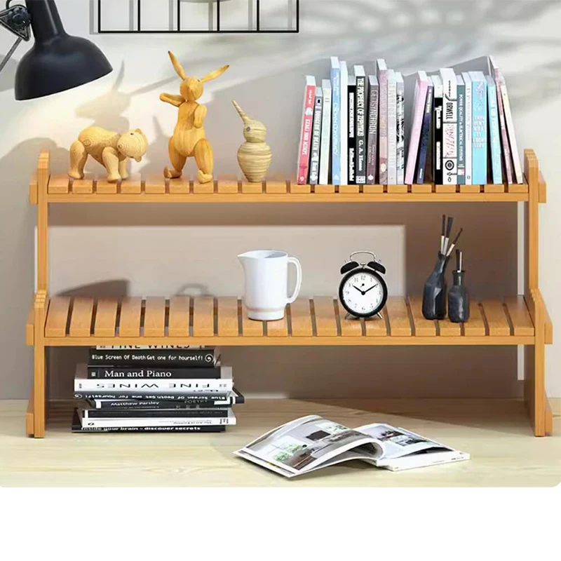 bookcase racks desktop small office desk storage rack simple design multi-layer storage bookshelf for children kids lady men