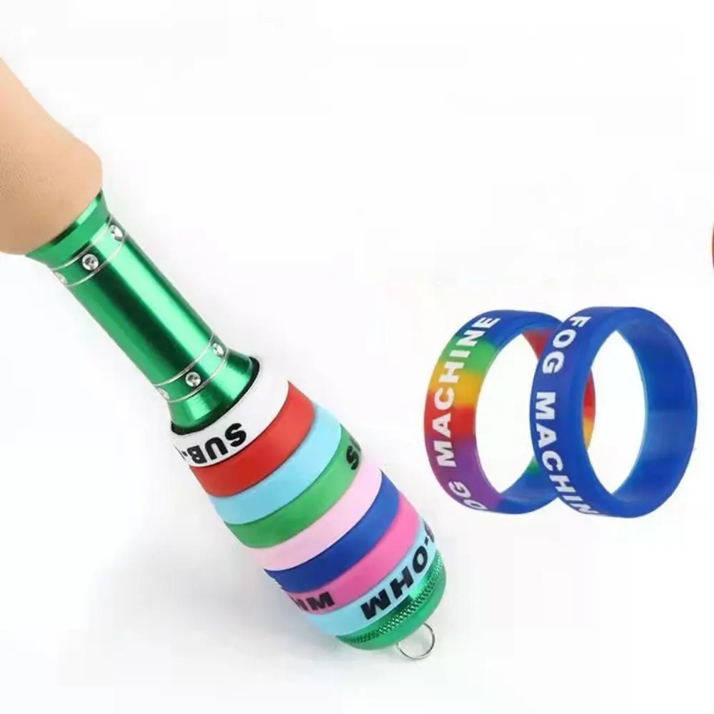 10pcs Sweatband Fishing Rod Handle Protective Case Silicone Anti-skid Fishing Rods Grip Elastic Ring Covers