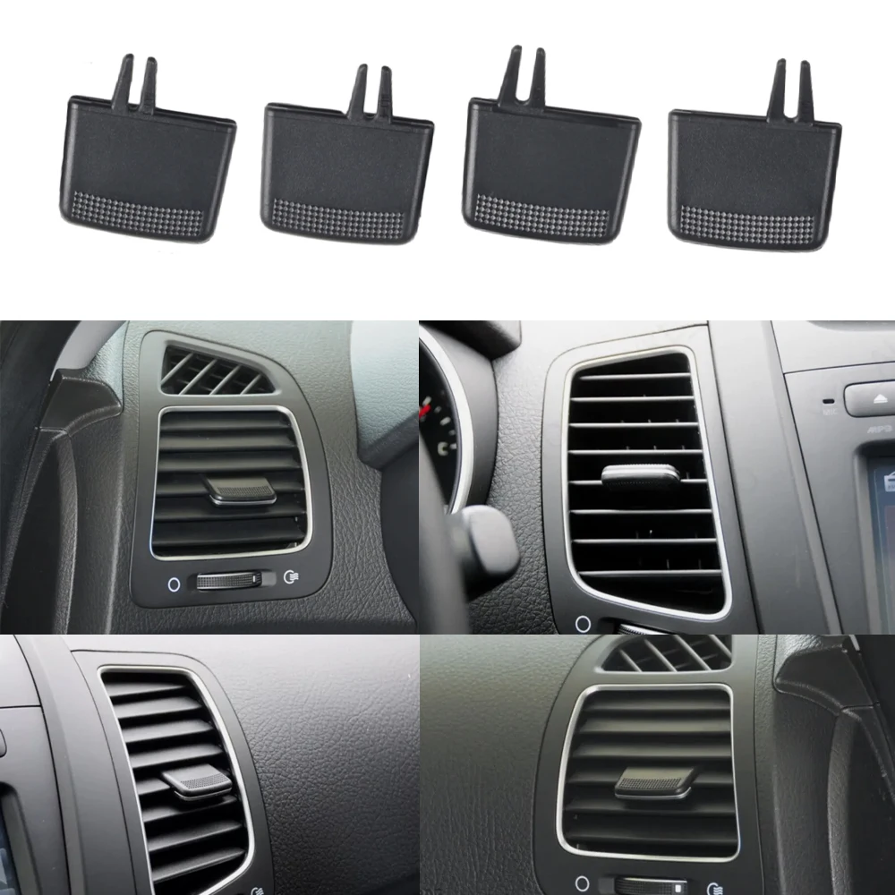 

4pcs Front Dashboard Air Conditioner Outlet A/C Air Conditioning Vents Tab Clip for Kia Sorento 2009 2010 2011 2012 2013 2014